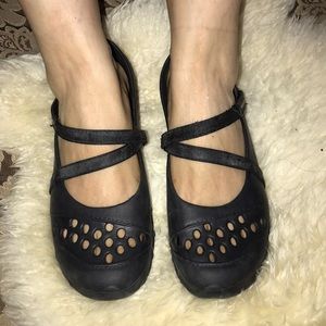 Black sketcher water shoes